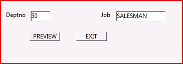 PARAMETER FORM